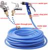 High Pressure Garden Hose Spray Gun Adjustable Sprinkle Nozzle for Cleaning Car Watering Flower Plant Showering Pets Car Wash