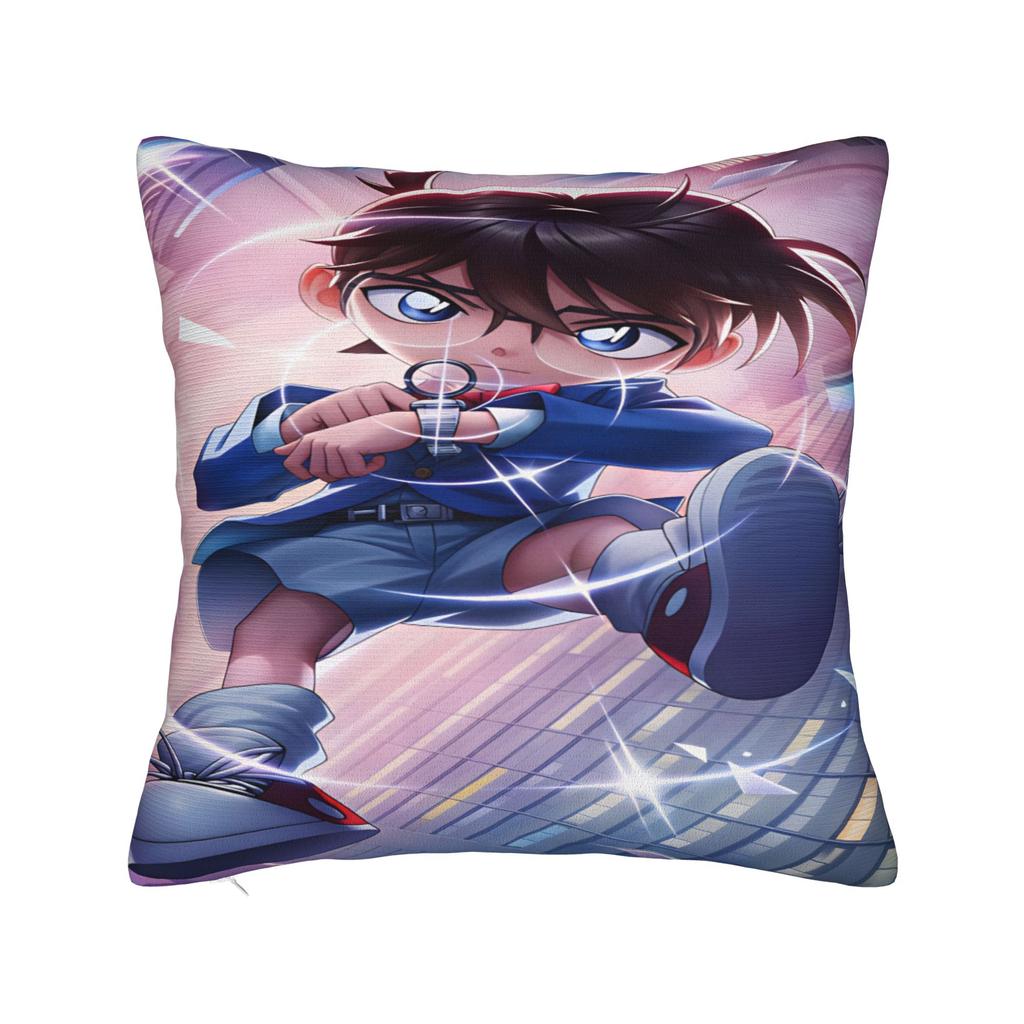 Detectives Conans Pillow Cover Soft Cushion Cover Funny Pillow Case For Couch Sofa Bedroom