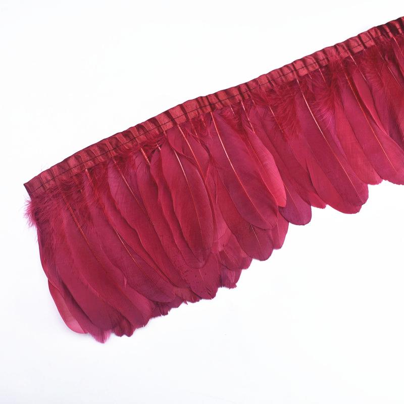 10Meters/Lot Goose Feather Trim Goose Feathers Clothing Sewing Wedding Feathers Decoration Feathers For Crafts Plumas Carnaval