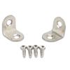 Furniture Corner Connectors Stainless Steel Heavy Duty Angle Brackets for Wood Furniture Cabinets Tables and Chairs