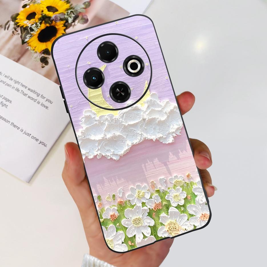 For Tecno Spark 30C 4G Case kl5 kl5n Stylish Painted Cover Shockproof Phone Case For Tecno Spark 30C Spark30C 4G Soft TPU Fundas