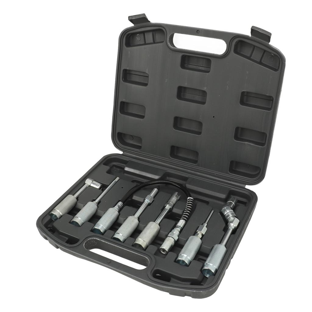 7PCS Grease Coupler Kit 90 Degree Quick Connect Grease Fittings Tool for Automotive Truck