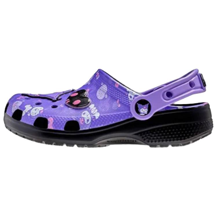 

Crocs Kuromi X Classic Cool Kuromi Универсальные повседневные клоги Женские клоги Фиолетовый 211491-90H 37-38