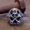 Heavy Industry Design Retro American Dead Skull Ring Fashionable Men's Single Ring Ins