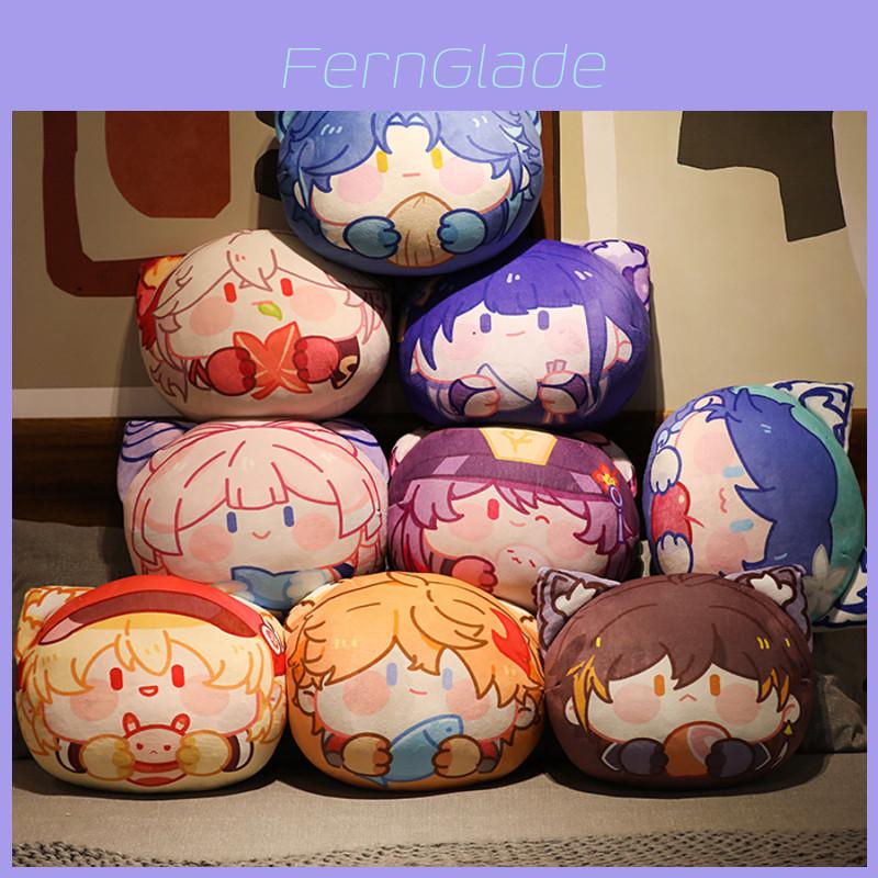 Almohada de Peluche Paimon de Genshin Juguete Suave Cojín Para Colección de Personajes de Juego