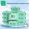 Honeysuckle Scent Wet Wipes - Portable, Mild Cleaning Pack with Lid for Student and Adult Use