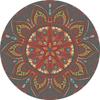 Ethnic Style Round Floor Mat Mandala Living Room Coffee Table Blanket Home Bedroom Bedside Blanket Hotel Guesthouse Carpet