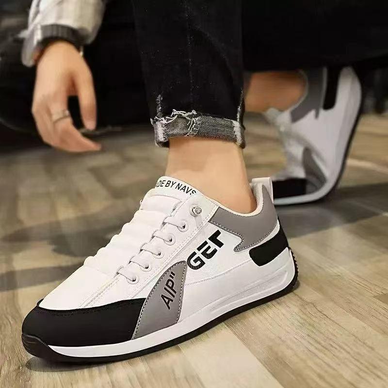 Heren 2025 Lente/Herfst Veelzijdige Casual Forest Gump Schoenen - Trendy Kleurblok voor Middelbare Leeftijd & Jonge Studenten