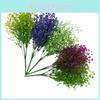 7 Macrophytes Simulated Fork Forsythia Viridissima Lindl For Outdoor Decorate