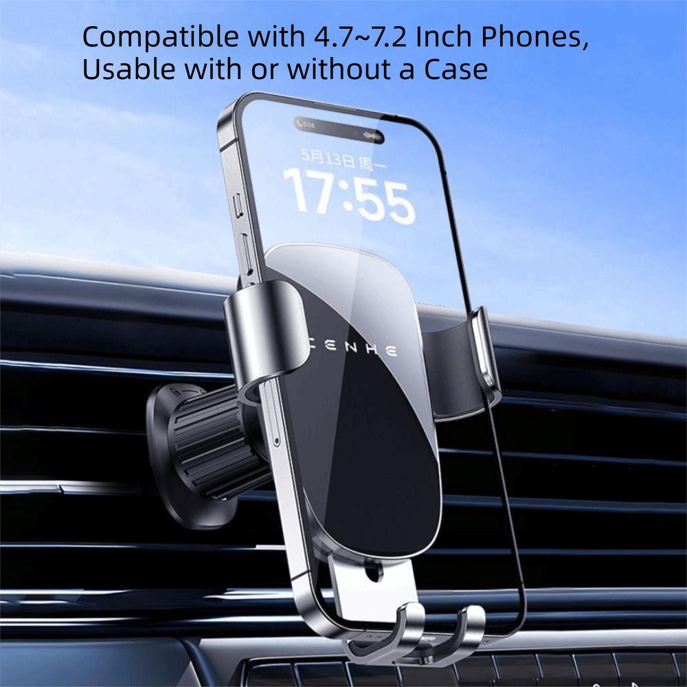 Metal Construction Mobile Phone Car Holder Air Outlet Mount Air Vent Phone Holder Mobile Devices