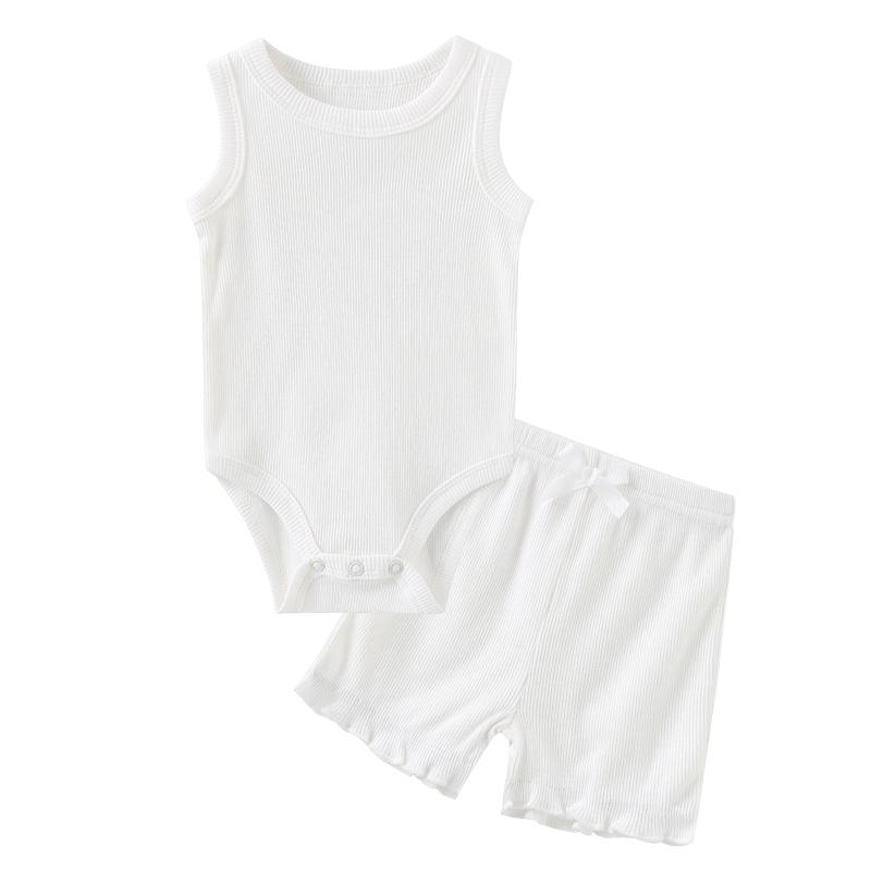 

Kiddiezoom комплект одежды для новорожденных, жилет, боди + штаны, комплект из 2 предметов, повседневная одежда для маленьких мальчиков и девочек 0-12 месяцев 0-3Months