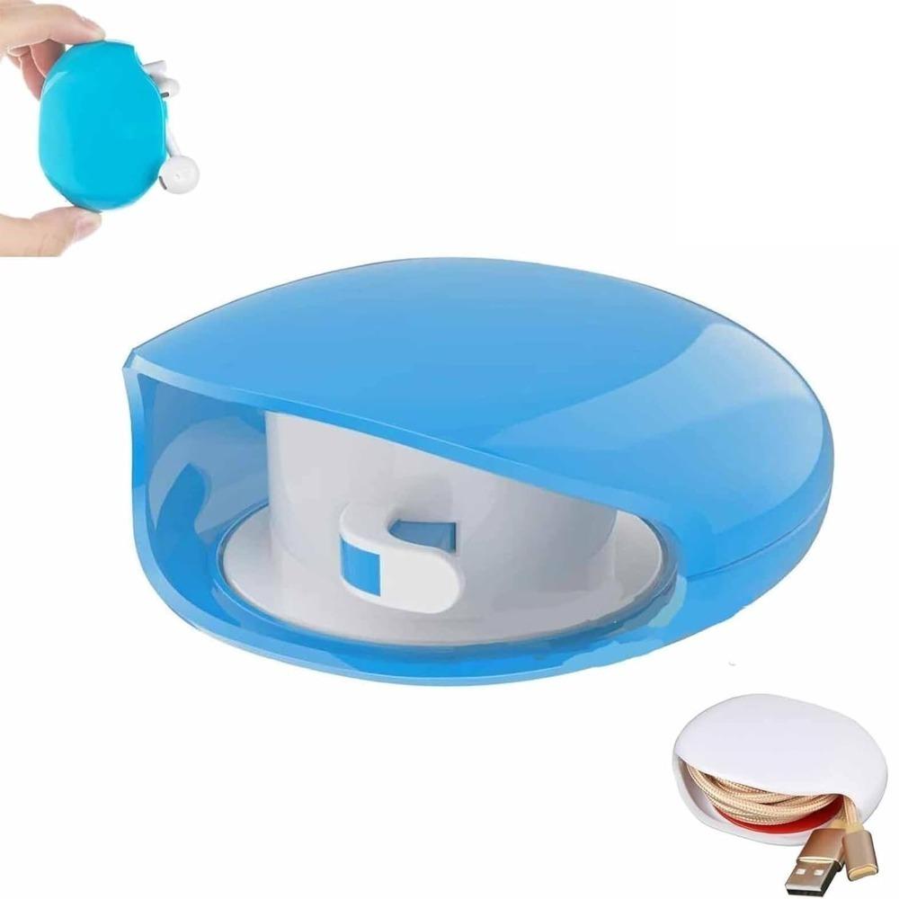 Desktop Organiser Retractable Cord Organizer Earphone Wrap Cable Holder Earphone