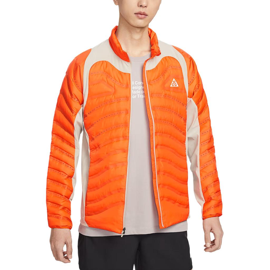 Nike ACG Lava Loft Therma-FIT Stretch Spliced Duck Down Warm Breathable Color Block Long Sleeve Down Jacket Men Outerwear IO9133-819