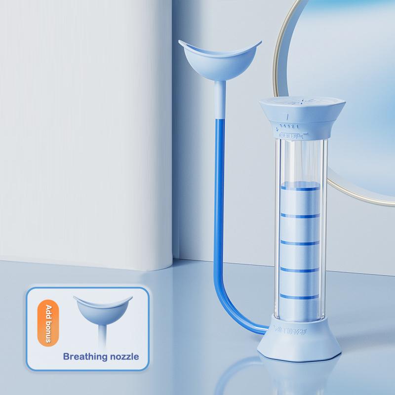 Adjustable Diaphragm Breathing Dumbbell Trainer With Counter Abdominal Muscle Trainer Deep Breathing Exercise Lung Capacity