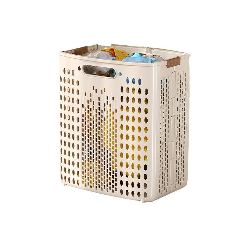 Extra Large Foldable Laundry Basket with Wheels - High Capacity, Movable & Durable