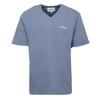 Men's Textured V-neck Short-sleeved T-shirt with Logo GIANFRANCO FERRE