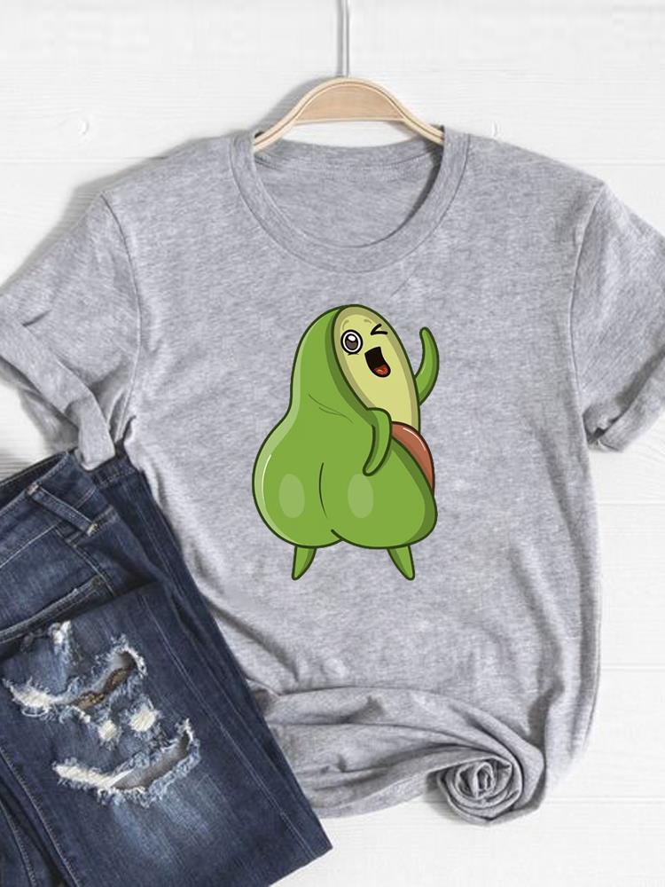 Sloth Cartoon Sweet 90s Cute Graphic Tshirt Print T Shirt Short Sleeve Summer Clothes Women Clothing Fashion Basic Tee Top