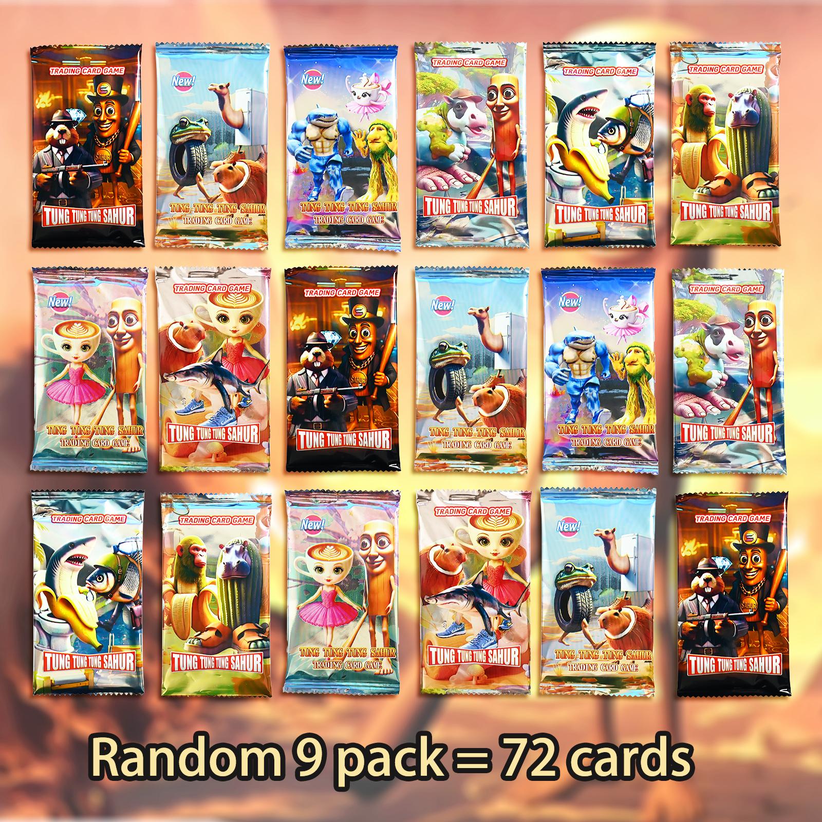 

Italian Brainrot Collection Cards Trading Cards Game Card Battle Carte Toystung Sahur Tralalero Tralala For fans Children Lovely Gift