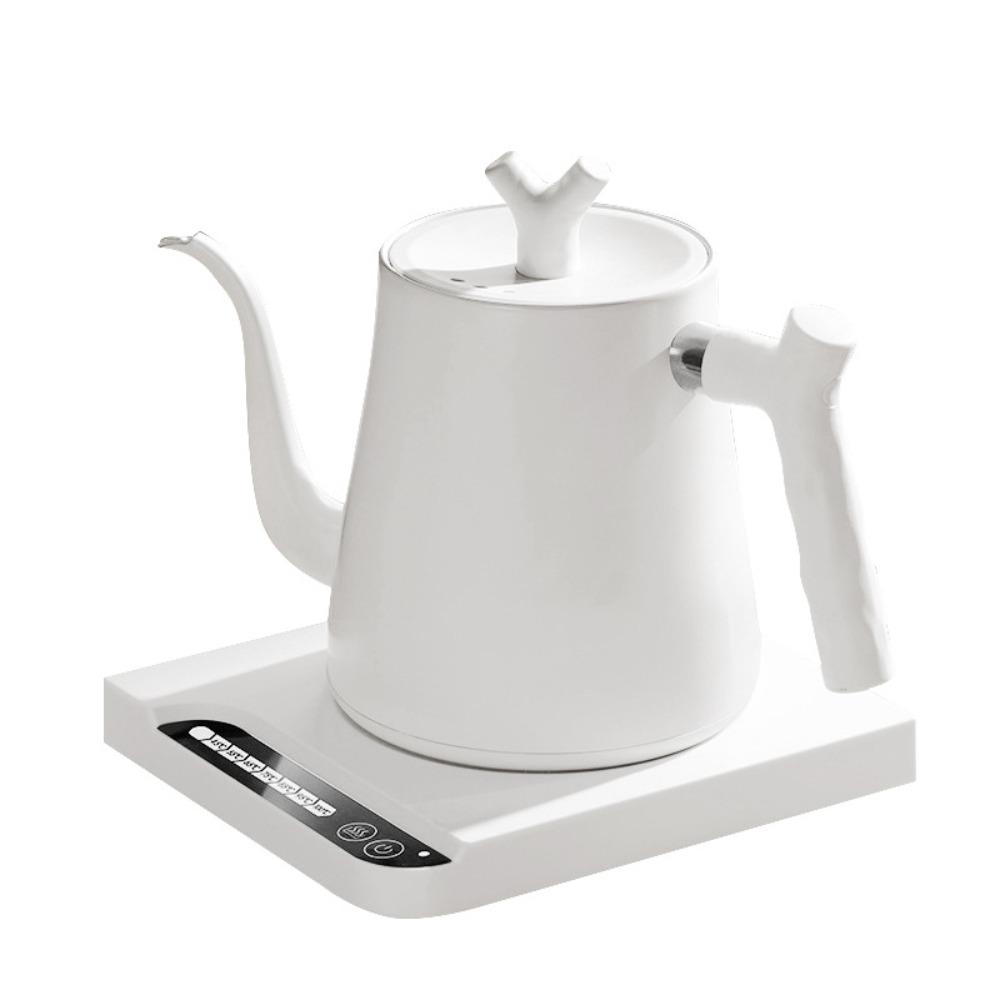 1000ML Goose-neck Electric Kettle Stainless Steel Smart Temp Control Electric Water Pot Fast Heating with Heated Base