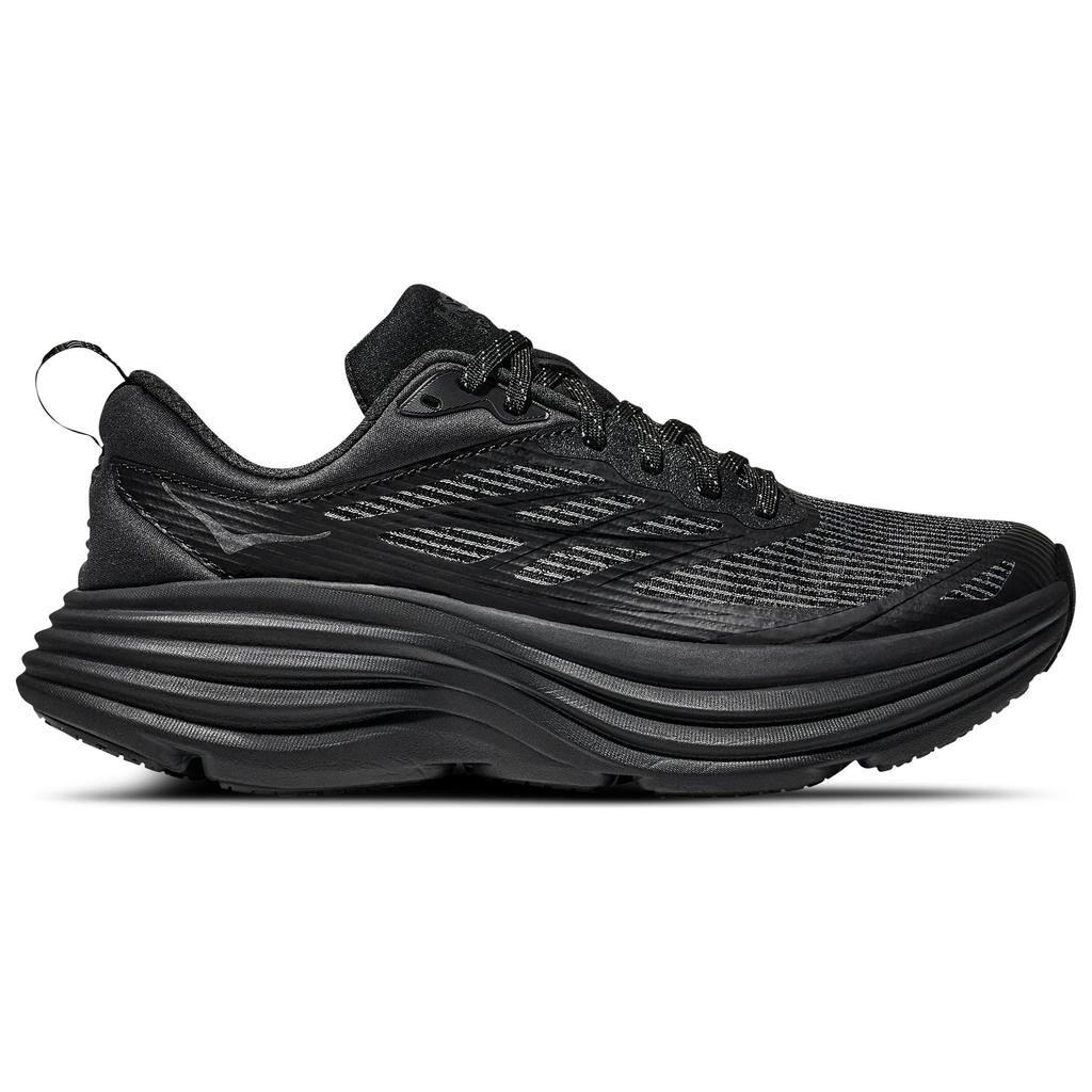 HOKA Bondi 8 Caged Stealth Tech Pack - Zapatillas Unisex Triple Black 1155391-BBLC