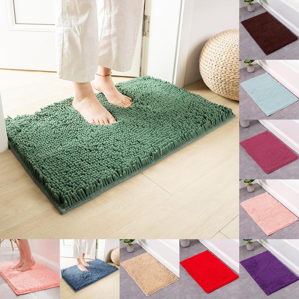 Koupelnová chenilová předložka Koberec Psí rohožky Absorpční Protiskluzové Koupelnové předložky Sprcha