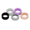 5pcs Smart Ring Cover Silicone Elastic Anti Scratch Smart Ring Protector for Daily Use Black White Gray Pink Purple