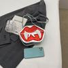 Persönlichkeit Trendige Damen Umhängetasche Flammenrot Lippen Vampir Pailletten Dekoration Damen Messenger Bag für Halloween Party