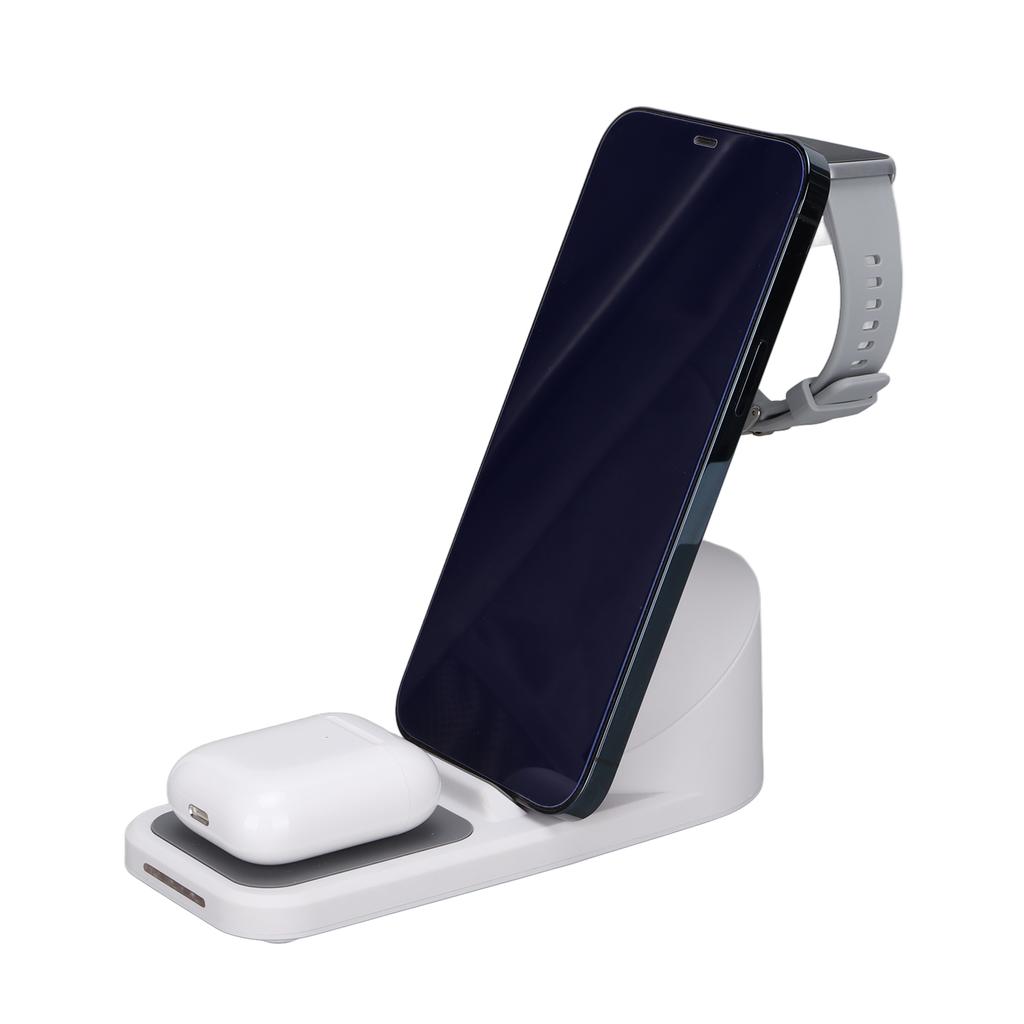 T8 Pro Wireless Charging Stand Rotating Folding 3 In 1 Fast Charging Station for IPhone for Iwatch