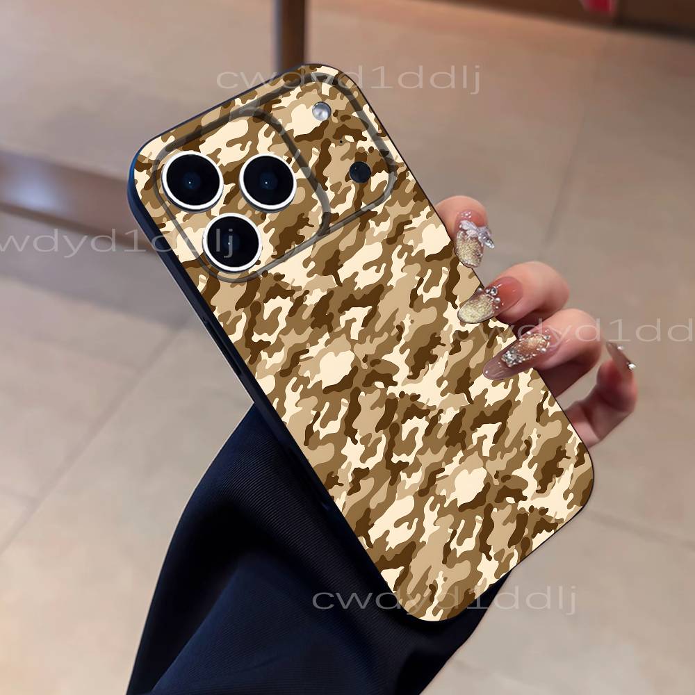 C-Camouflage Camo Military Army  Phone Case For iPhone 17,16,15,11,12,14,13 Pro Max Mini XS,XR,7 Plus 16E Air Soft Covers Fundas