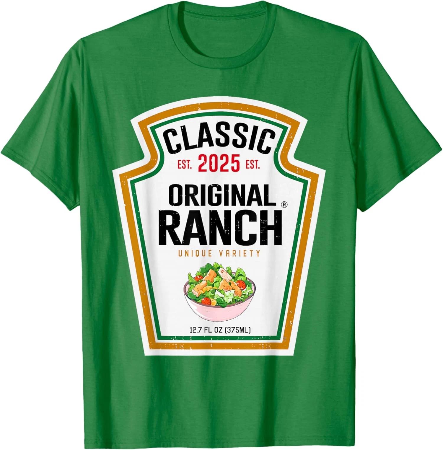 Футболка унисекс с надписью Ranch Sauce Green Salad Dressing M