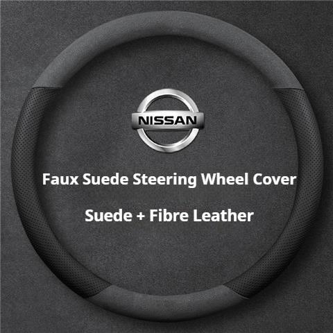 Wildleder Auto Lenkradbezug für Nissan Qashqai Kicks March Xtrail Micra Leaf Qashqai J11 J10 J12 Armada Juke Note Zubehör