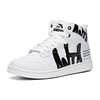 Anta Durable Breathable High-Top Skate Shoes Men Sneakers White Black 91648060-13