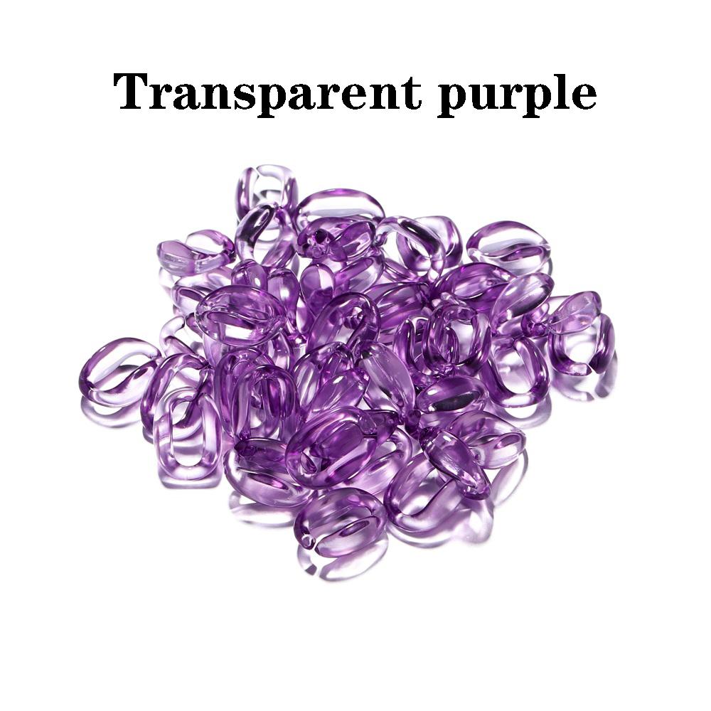50 sztuk/partia 16*11mm kolorowe akrylowe ogniwo łańcucha naszyjnik dla naszyjnik DIY bransoletka Making plastikowe ogniwa łańcuszka tworzenia biżuterii