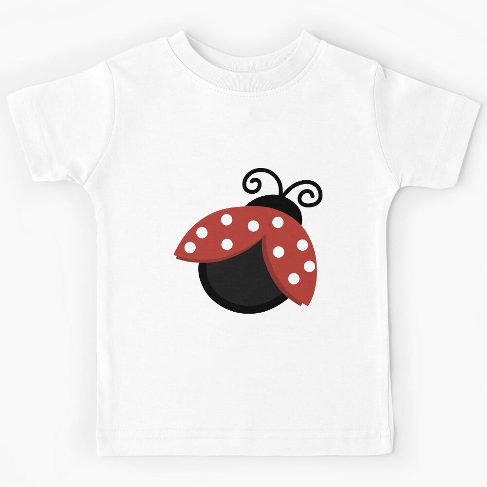 Red Ladybug Kids T-Shirt 130