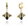Gold-Plated Stainless Steel Earrings Elegant Women's Jewelry