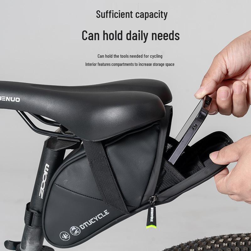 New Model Waterproof Cross-Country Saddle Bag - Versatile Bicycle Tail and Tool Storage Solution