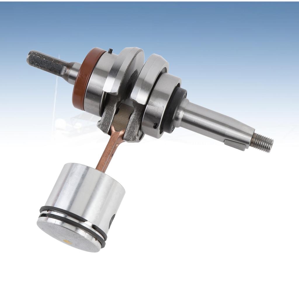 Crankshaft Connecting Rod Piston Assembly 6A1-11400-00 Replacement for 2 Stroke 2HP Outboard Motor Iron Metal