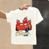 Summer New Cars Print Boys and Girls Short Sleeve T Shirt