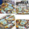 Game Mat Identify Ability Vivid Fabric Urban Construction Engineering Small Map Toy for Kids