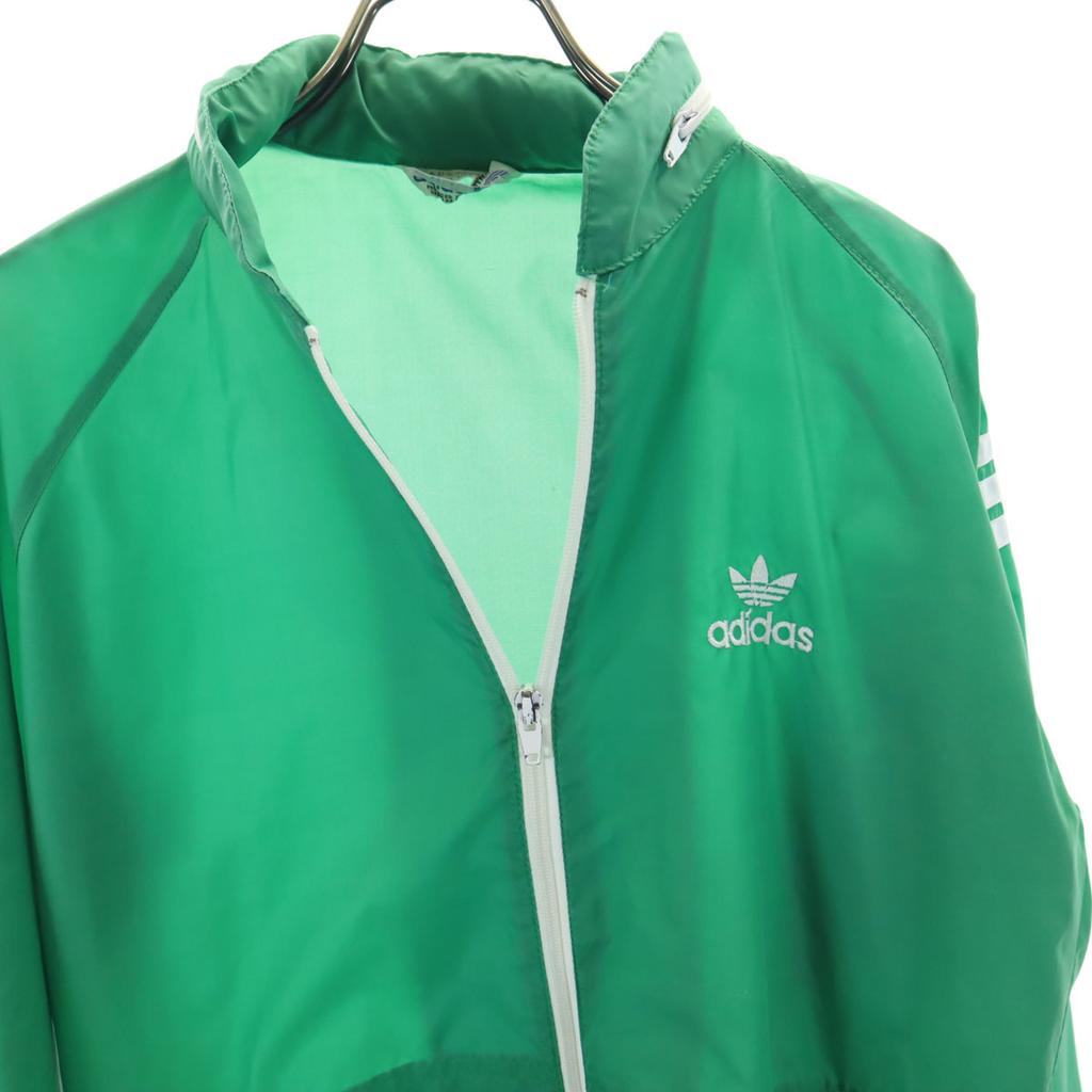Adidas 70s Vintage Descente Nylon Jacket S Green Men's Used