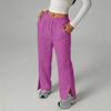 Women's Fashion Casual Wide Leg Sweatpants with Split Hem for Everyday Wear