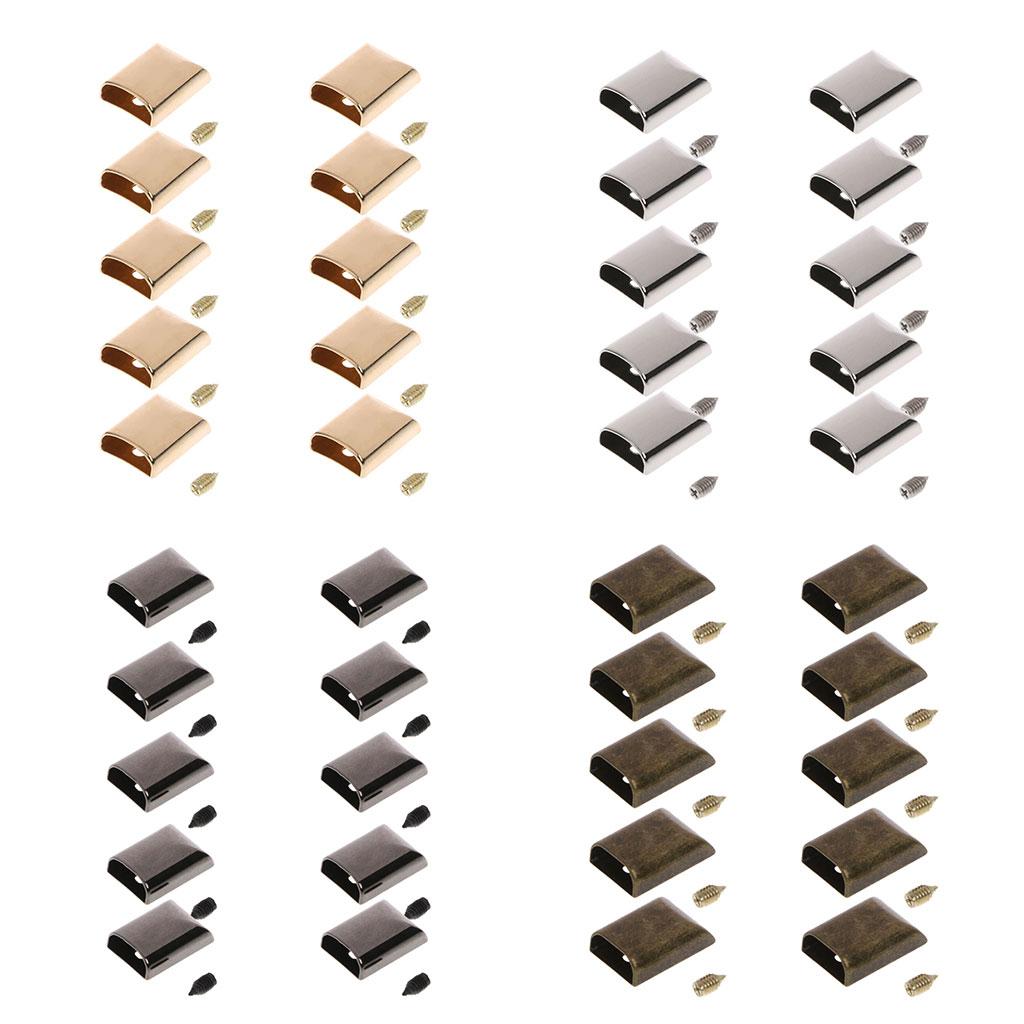 10 stuks Leer Ambacht DIY Metalen Rits Staart Clips Gesp Stop Staart Plug voor Hoofd T