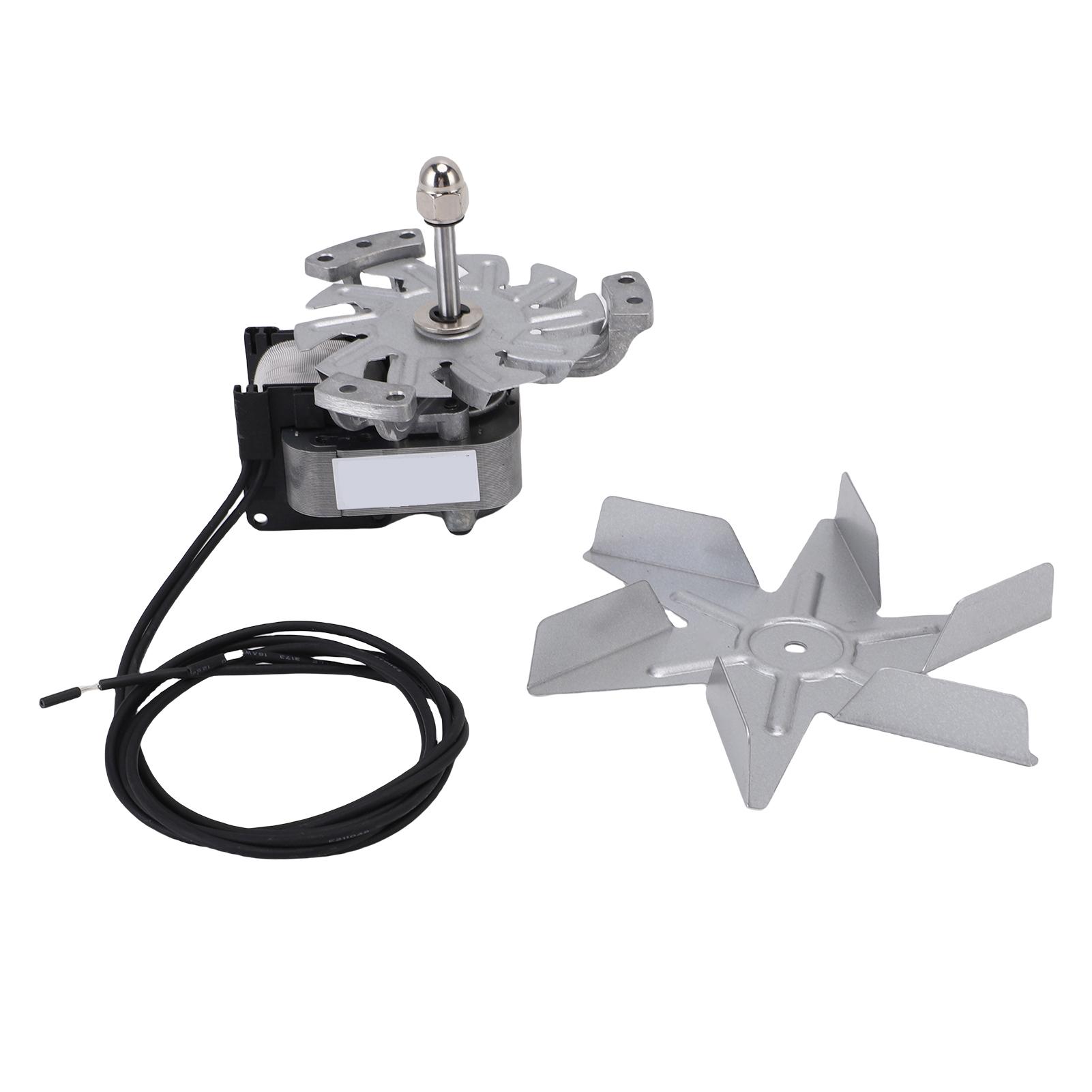 

Мотор духовки и лопасть вентилятора Жаропрочный алюминий Высокопроизводительный сушильный мотор с 6 лопастями вентилятора