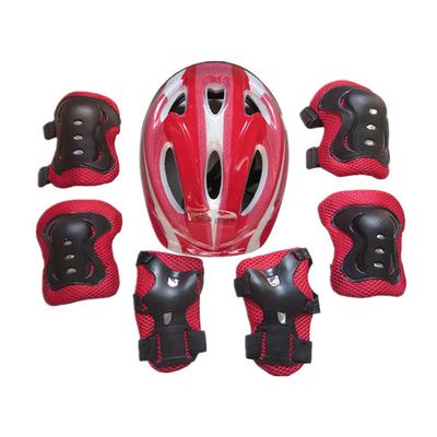 Kinder Kinder Rollschuhe Fahrrad Schutzhelm Knie Ellenbogen Handgelenkschutz Pad Set