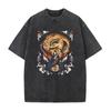 Anime Jujutsu Kaisen Geto Suguru Printed Tshirt Mens and Womens Washed Tshirt High Quality Vintage Cotton Tshirt Top