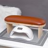 DIY Nail Art Hand Rest Wood Stand Soft Sponge Filling Solid Color Faux Leather Pillow Wrist Support Professional Manicure Palm Arm for Salon Tool