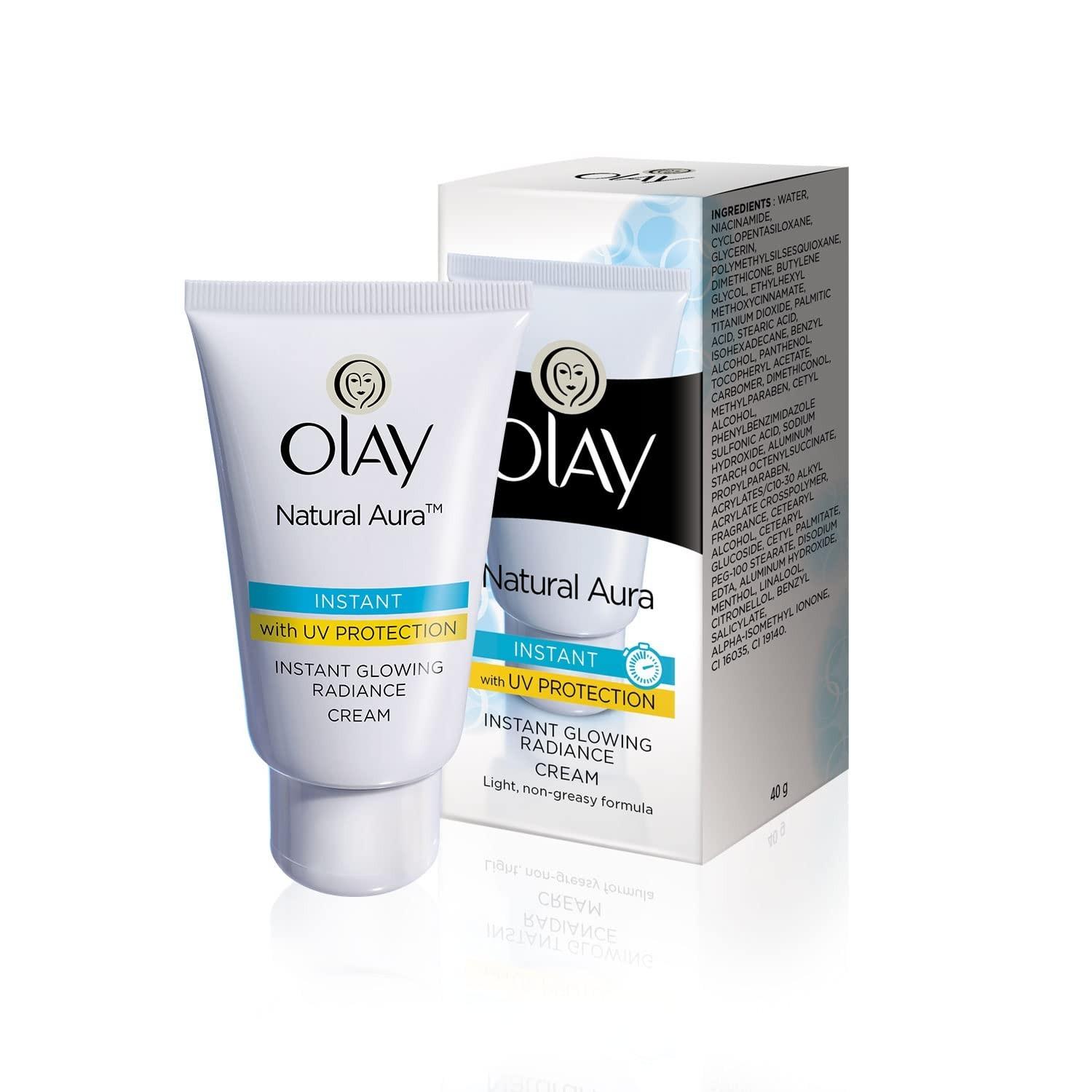 

@ Olay Cream Natural Aura Glowing Radiance 40 Gm