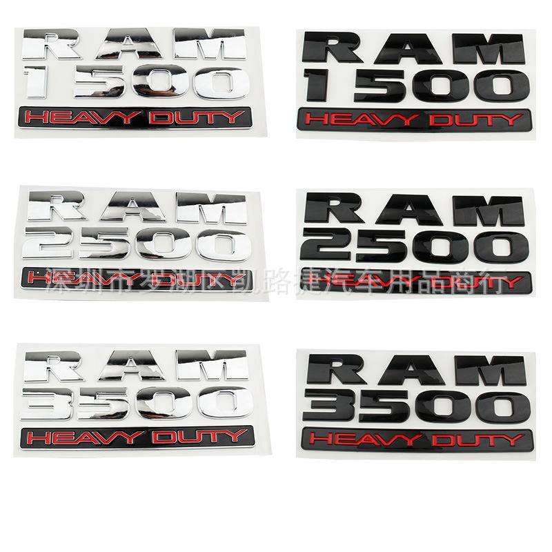 Suitable for RAM 2500 HEAVY DUTY Car Label ABS Pickup Label RAM Door Label