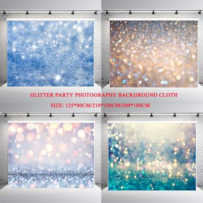 Glitter Party Photography Background Cloth Vinyl Studio Photo Backdrop