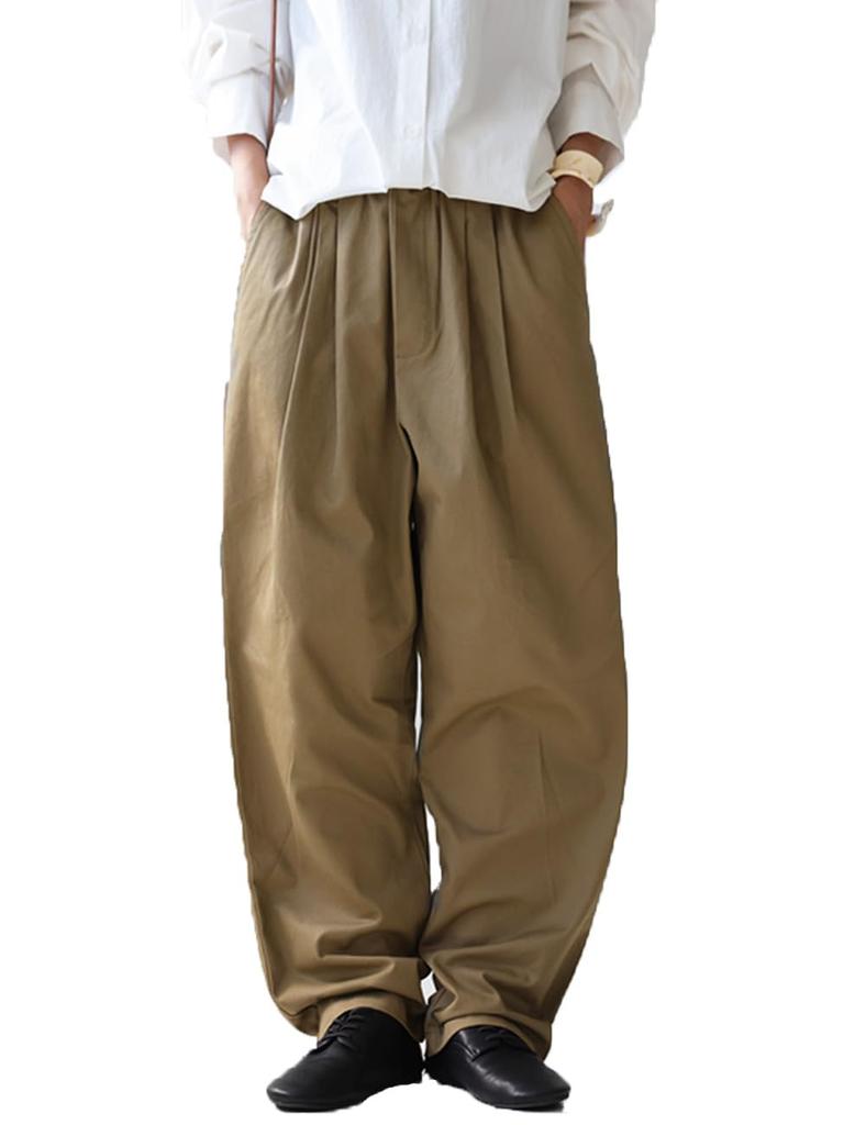 Antiqua Lange zulaufende Einheitsgröße Beige Damen Hose, ZO-00039, 01,